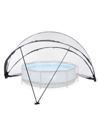 Каркасний басейн EXIT 360x122 см, із накриттям "Чорна шкіра"